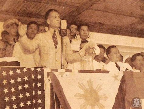 Speech of President Quezon announcing the creation of a .